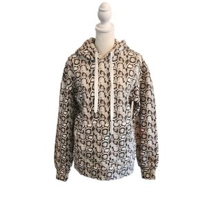 NEW Good American Oversized Snake Print Python Hoodie